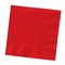 Party Central 3-Ply Disposable Beverage Napkins - 5" - Fire Engine Red - Club Pack of 500